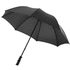 30" Zeke-golfsateenvarjo, musta liikelahja logopainatuksella