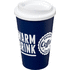 Americano® 350 ml:n eristetty kahvimuki, valkoinen, sininen lisäkuva 1