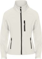 Antartida naisten softshell-takki, valkoinen liikelahja logopainatuksella