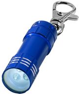 Astro-LED-avainvalo, sininen liikelahja logopainatuksella