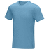 Azurite-T-paita, GOTS-sertifioitu luomupuuvilla, lyhythihainen, miesten, sininen liikelahja logopainatuksella