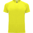 Bahrain lasten lyhythihainen urheilu-t-paita, neon-keltainen liikelahja logopainatuksella