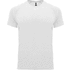 Bahrain lasten lyhythihainen urheilu-t-paita, valkoinen liikelahja logopainatuksella