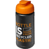 Baseline 500 ml:n kierrätetystä materiaalista valmistettu juomapullo läppäkannella, oranssi lisäkuva 1
