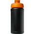 Baseline 500 ml:n kierrätetystä materiaalista valmistettu juomapullo läppäkannella, oranssi lisäkuva 2