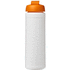Baseline® Plus 750 ml läppäkantinen urheilujuomapullo, valkoinen, oranssi lisäkuva 3