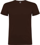 Beagle miesten lyhythihainen t-paita, suklaa liikelahja logopainatuksella