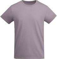 Breda lasten lyhythihainen t-paita, laventeli liikelahja logopainatuksella