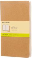 Cahier Journal-muistivihko, L-koko - tavallinen, beige liikelahja logopainatuksella