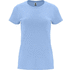 Capri naisten lyhythihainen t-paita, sininen-taivas liikelahja logopainatuksella