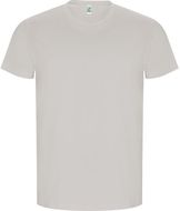 Golden miesten lyhythihainen t-paita, opaalinharmaa liikelahja logopainatuksella