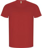 Golden miesten lyhythihainen t-paita, punainen liikelahja logopainatuksella