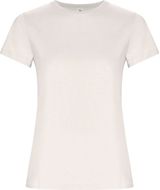 Golden naisten lyhythihainen t-paita, valkoinen liikelahja logopainatuksella