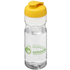 H2O Active® Base 650 ml läppäkantinen urheilujuomapullo, läpikuultava-valkoinen, keltainen lisäkuva 1