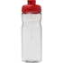 H2O Active® Base Tritan 650 ml urheilujuomapullo pikalukittavalla korkilla, läpikuultava-valkoinen, punainen lisäkuva 2