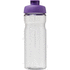 H2O Active® Base Tritan 650 ml urheilujuomapullo pikalukittavalla korkilla, läpikuultava-valkoinen, violetti lisäkuva 2