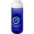 H2O Active® Octave Tritan 600 ml urheilujuomapullo pikalukittavalla korkilla, valkoinen, sininen lisäkuva 1