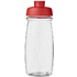 H2O Active® Pulse 600 ml flip kansi urheilujuomapullo, läpikuultava-valkoinen, punainen lisäkuva 2