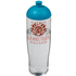 H2O Active® Tempo 700 ml kupukantinen urheilujuomapullo, läpikuultava-valkoinen, aqua-blue lisäkuva 1