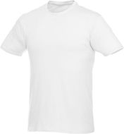Heros-t-paita, lyhyet hihat, miesten, valkoinen liikelahja logopainatuksella