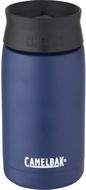Hot Cap 350 ml:n kuparivakuumi eristetty pullo, tummansininen liikelahja logopainatuksella