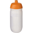 HydroFlex Clear -juomapullo, 500 ml, valkoinen, oranssi liikelahja logopainatuksella