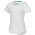 Jade naisten lyhythihainen t-paita, kierrätettyä materiaalia, valkoinen liikelahja logopainatuksella