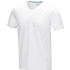 Kawartha miesten lyhythihainen luomu-t-paita, valkoinen liikelahja logopainatuksella