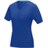 Kawartha naisten lyhythihainen luomu-t-paita, sininen liikelahja logopainatuksella
