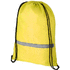 Kiristysnyörillinen Oriole-reppu 5L, keltainen liikelahja logopainatuksella