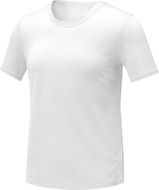 Kratos naisten lyhythihainen t-paita, cool fit, valkoinen liikelahja logopainatuksella