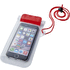 Mambo-säilytyspussi älypuhelimelle, vedenpitävä, punainen liikelahja logopainatuksella