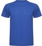 Montecarlo miesten lyhythihainen urheilu-t-paita, kuninkaallinen liikelahja logopainatuksella