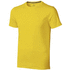 Nanaimo miesten lyhythihainen t-paita, keltainen liikelahja logopainatuksella