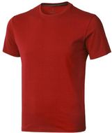 Nanaimo miesten lyhythihainen t-paita, punainen liikelahja logopainatuksella