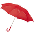 Nina-sateenvarjo lapsille, 17 tuumaa, tuulenkestävä, punainen liikelahja logopainatuksella