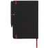 Noir edge -muistivihko, keskikokoinen, musta, punainen lisäkuva 3