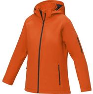 Notus naisten topattu softshell-takki, oranssi liikelahja logopainatuksella