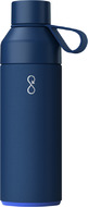 Ocean Bottle 500 ml:n tyhjiöeristetty vesipullo, sininen-valtameri liikelahja logopainatuksella