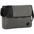 Offset lähettimallinen kokouslaukku 5L, harmaa, musta liikelahja logopainatuksella