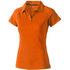 Ottawa naisten lyhythihainen tyköistuva pikeepaita, oranssi liikelahja logopainatuksella