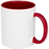 Pix color pop -keramiikkamuki, värillinen, 330 ml, punainen liikelahja logopainatuksella