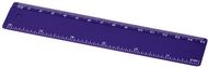 Renzo-viivain, 15 cm, muovinen, violetti liikelahja logopainatuksella