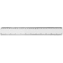 Renzo-viivain, 30 cm, muovinen, läpikuultava-valkoinen lisäkuva 3