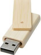 Rotate 16 Gt bambuinen USB-muistitikku, beige liikelahja logopainatuksella