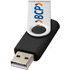 Rotate-basic-USB-muistitikku, 2 Gt, hopea, musta lisäkuva 1