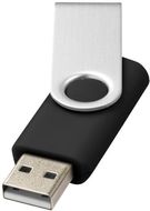Rotate-basic-USB-muistitikku, 32 Gt, musta liikelahja logopainatuksella