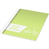 Rothko-muistikirja, A5, valkoinen, kalkinvihreä liikelahja logopainatuksella