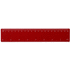 Rothko-viivain, 20 cm, muovinen, punainen lisäkuva 2
