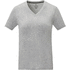 Somoto naisten lyhythihainen v-aukkoinen t-paita, harmaa lisäkuva 2